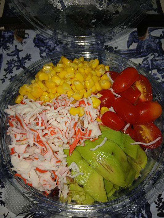Crab avocado salad